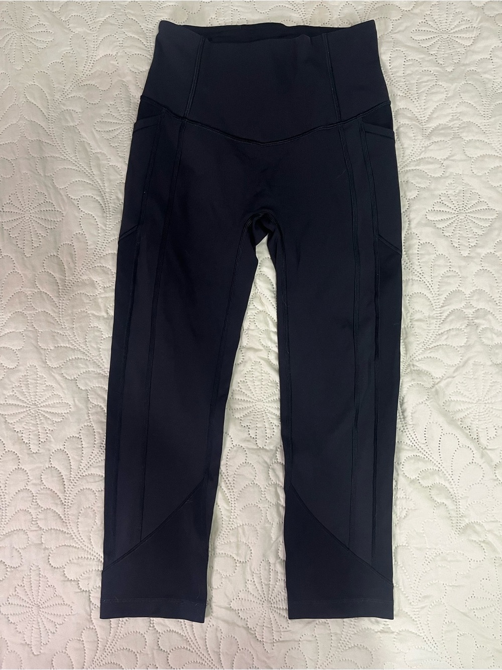 Black Lululemon All The Right Places Crop II *23" leggings  4